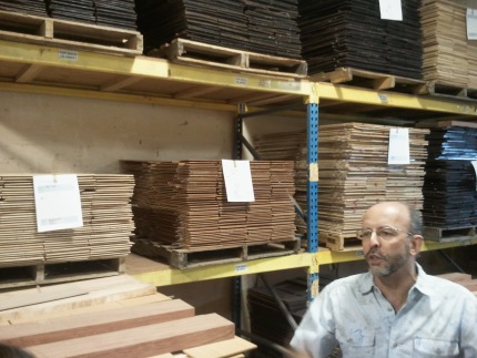 Gibson Guitars - It all starts with a wood pile here too!