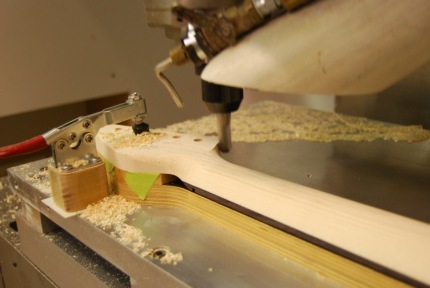 Grosh Guitars - Neck carving
